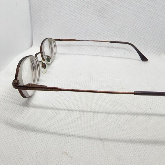 Brooks Brothers Brown Prescription Glasses Frames - Picture 7 of 9